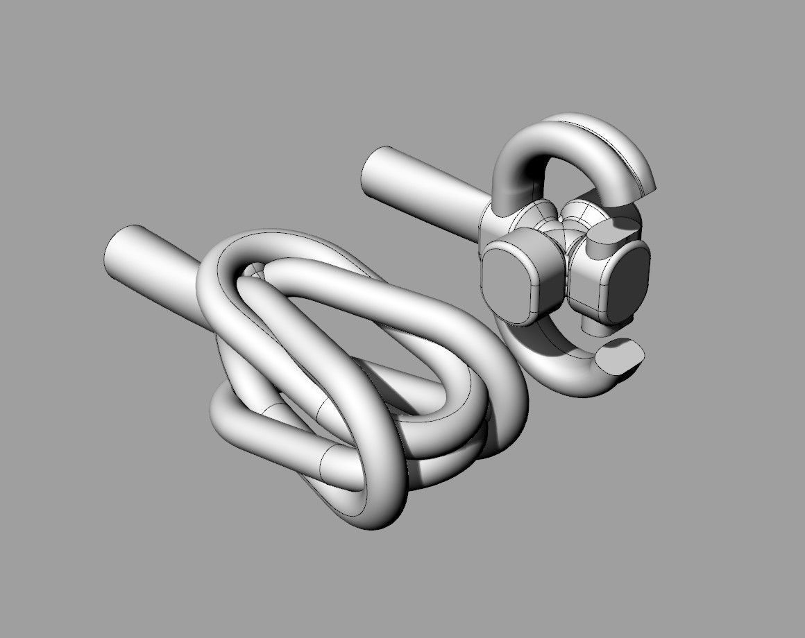 Chain Link 85 3D print model_5