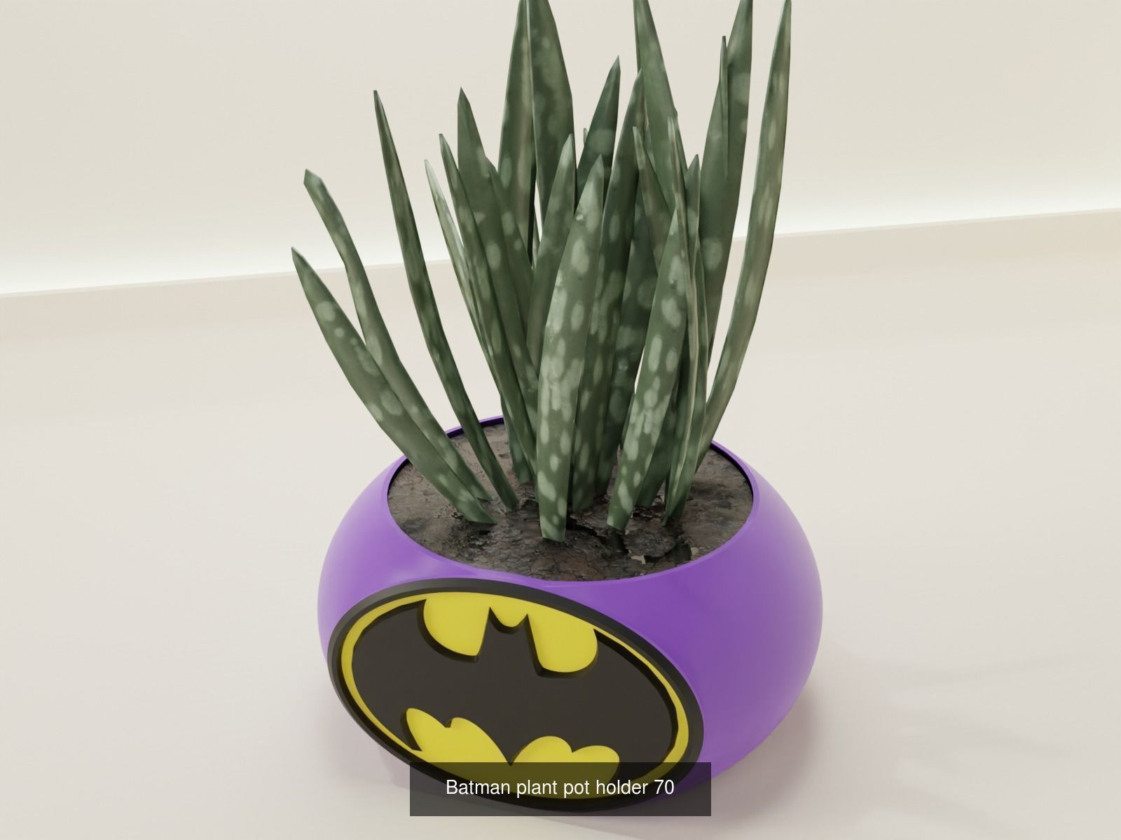 plant pot superhero colection 3D Model Collection_3