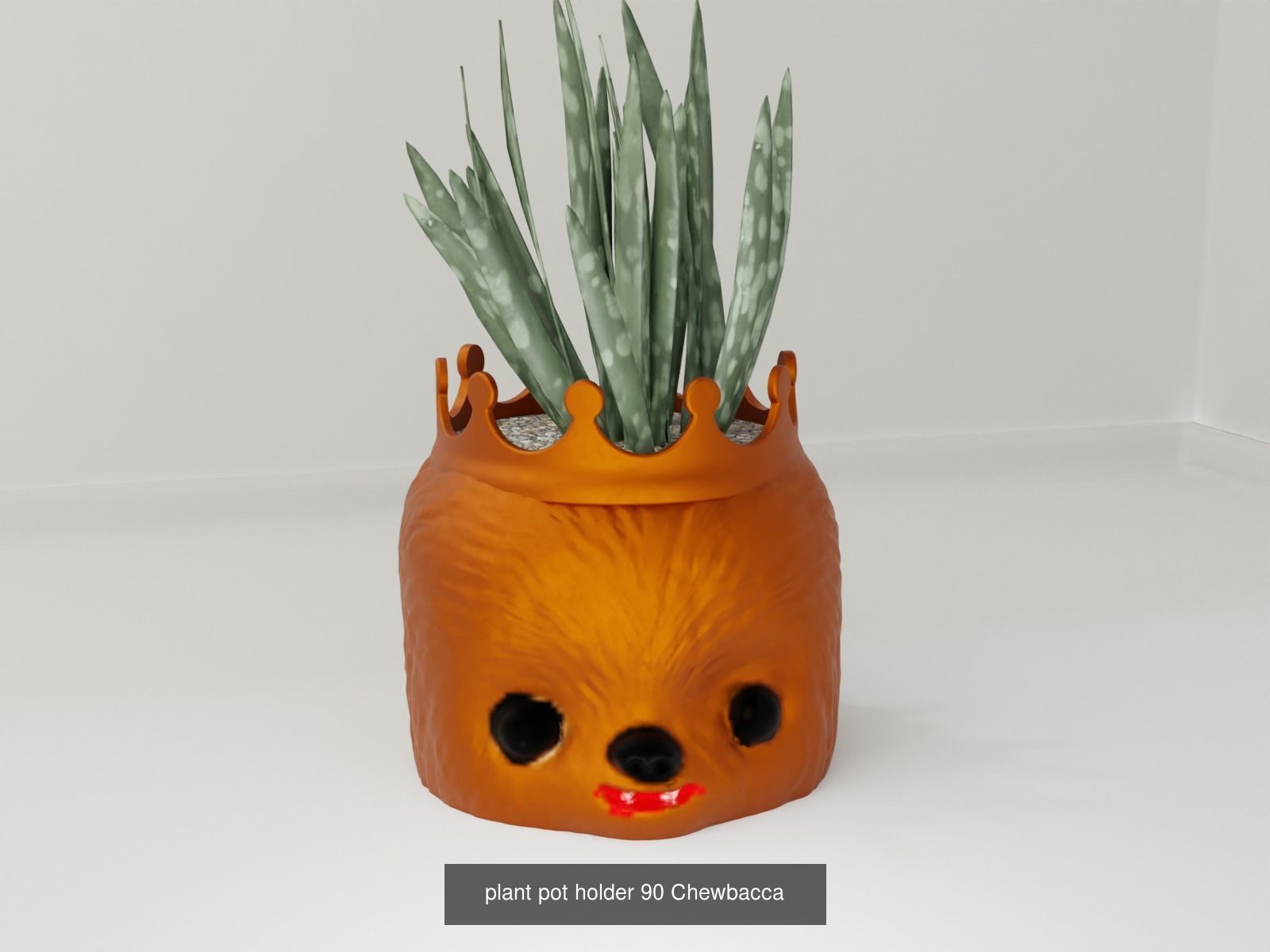 plant pot superhero colection 3D Model Collection_8