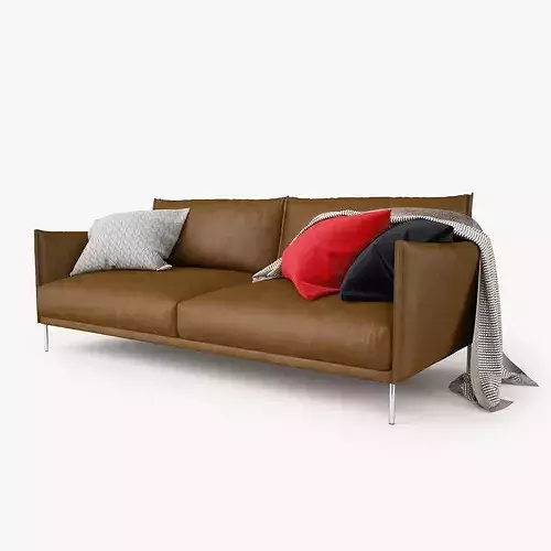 Moroso Gentry 2 Seater Sofa 3D model 2