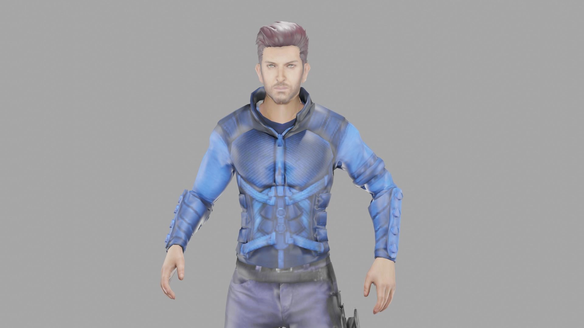 Raw One Low-poly 3D model_4