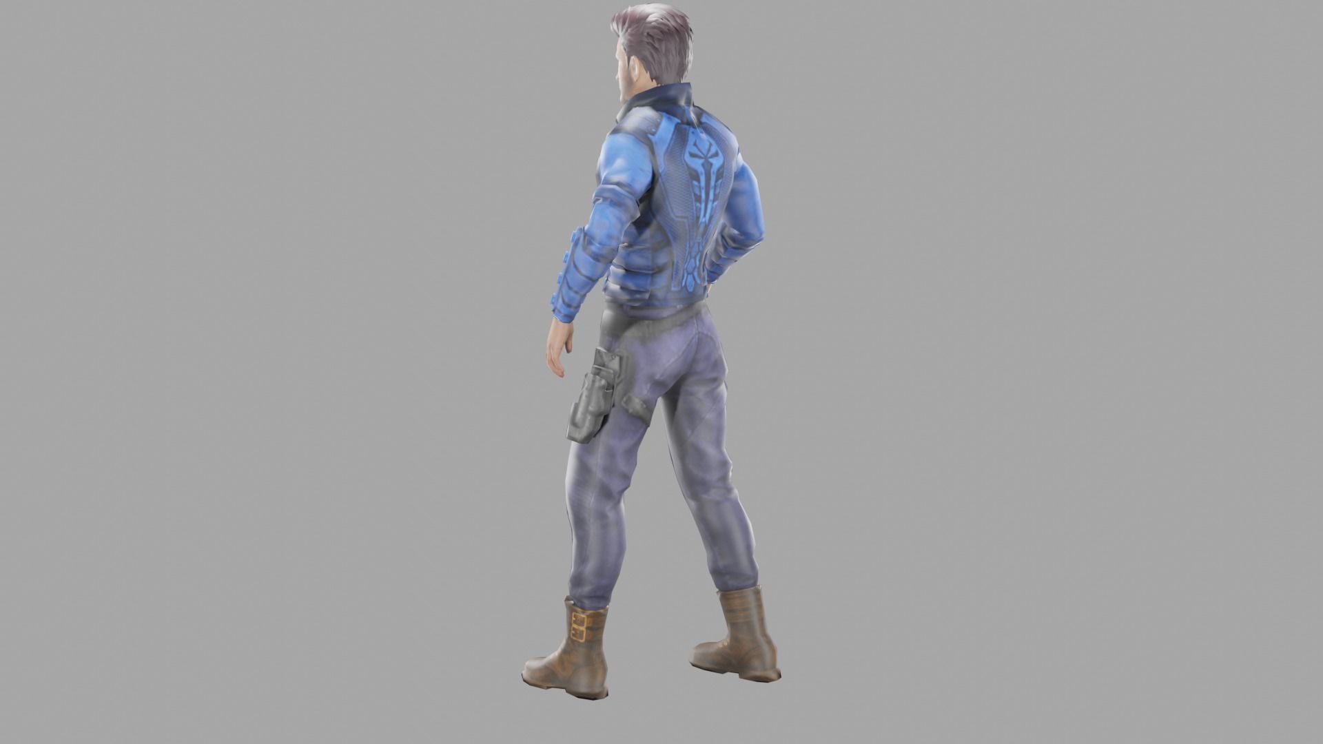 Raw One Low-poly 3D model_3