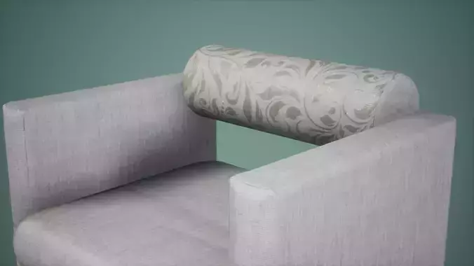 Dining Chair Low Poly Game Ready 