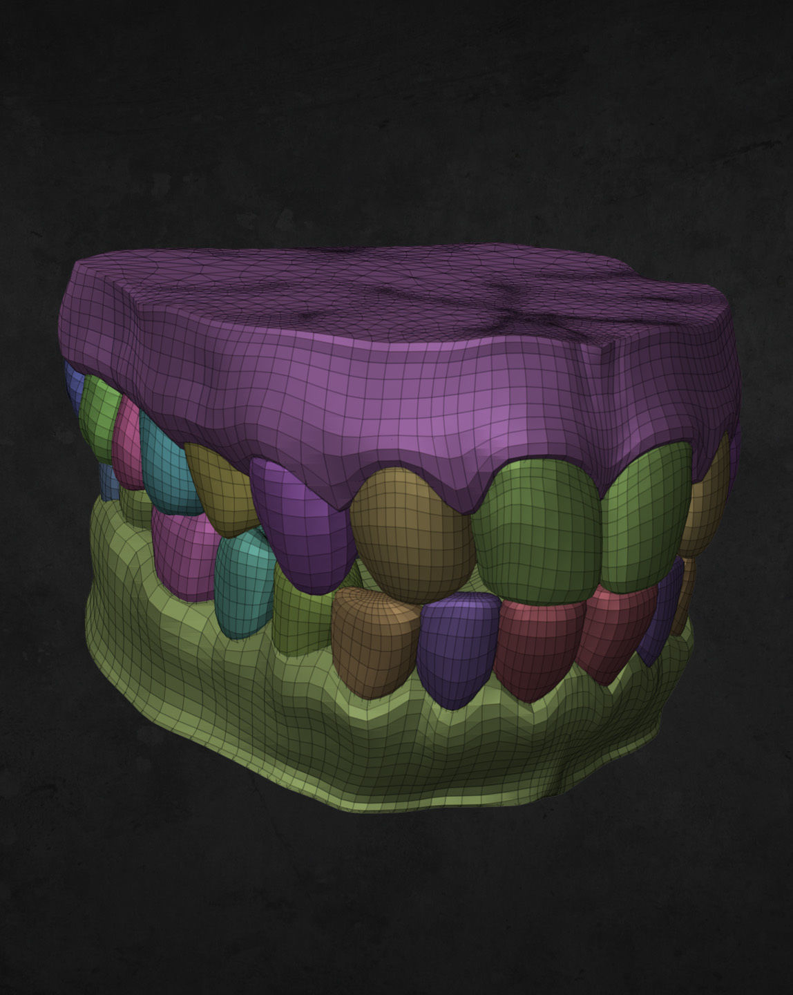 Teeth and Gums 3D model_4