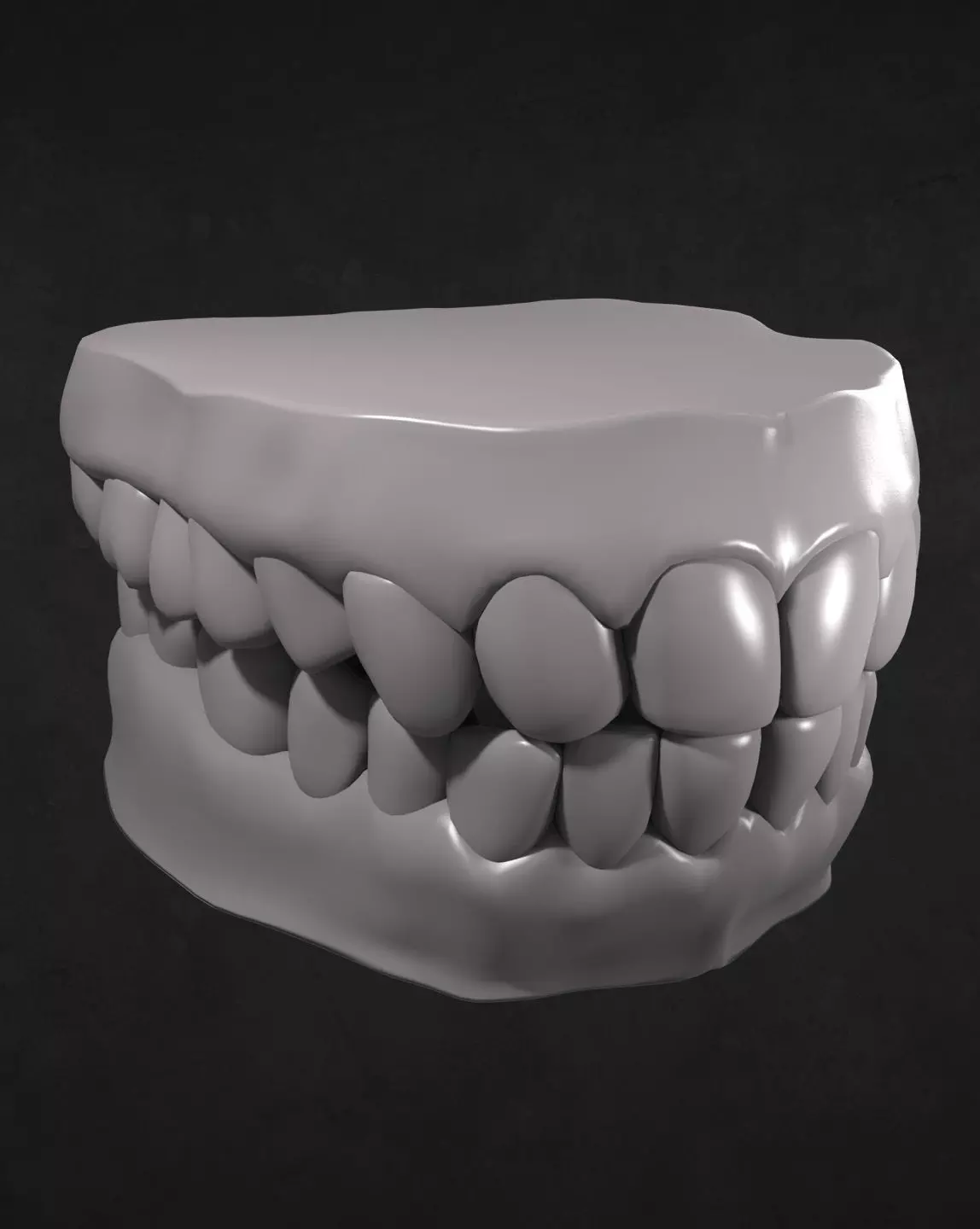 Teeth and Gums 3D model_0