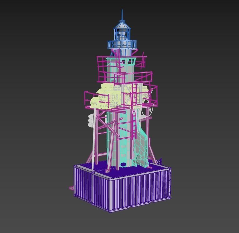Post-Apocalyptic Lighthouse 3D model_14