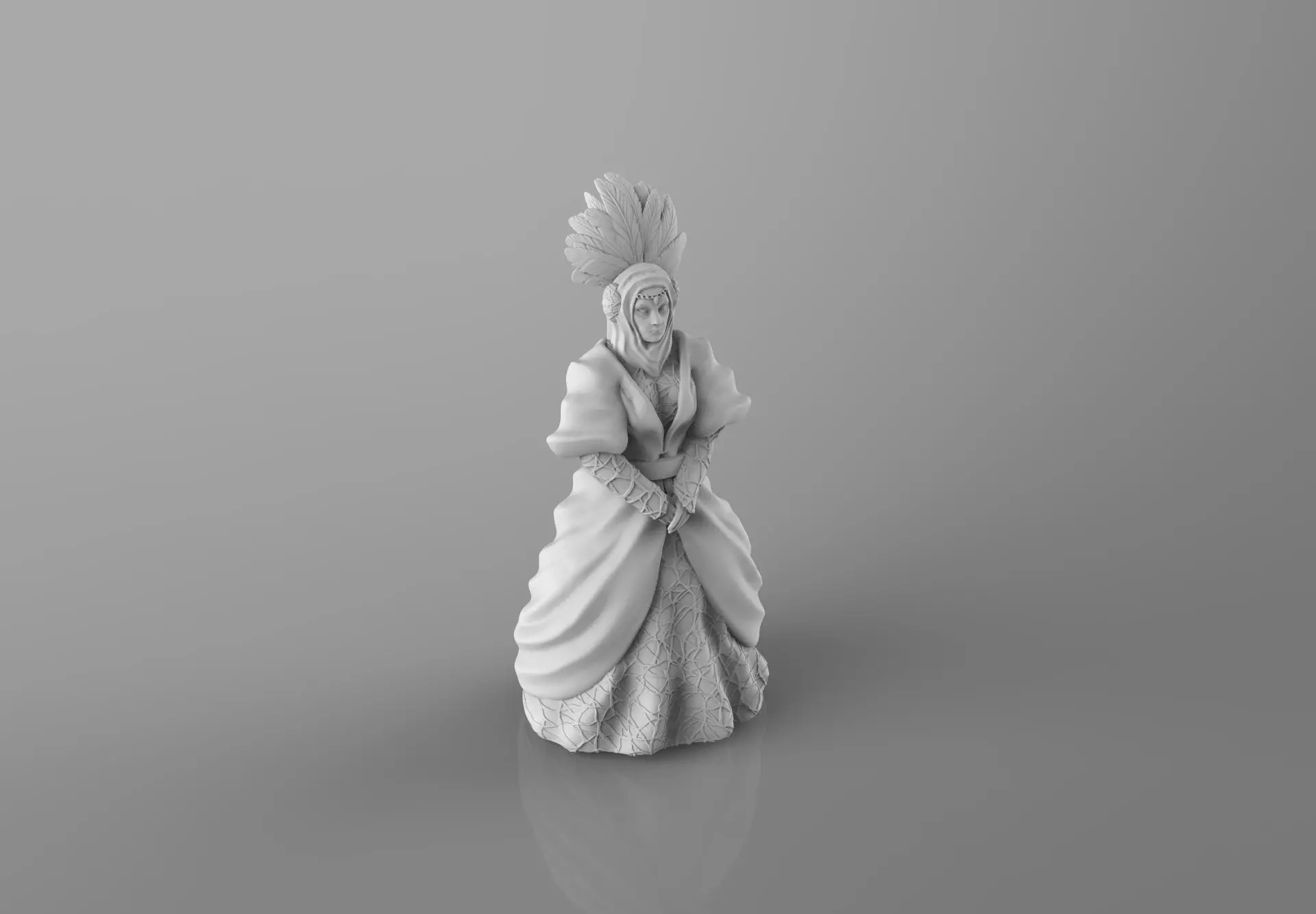 Black Queen 3D print model_0