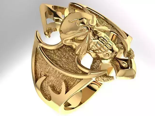SKULL RING 3D print model