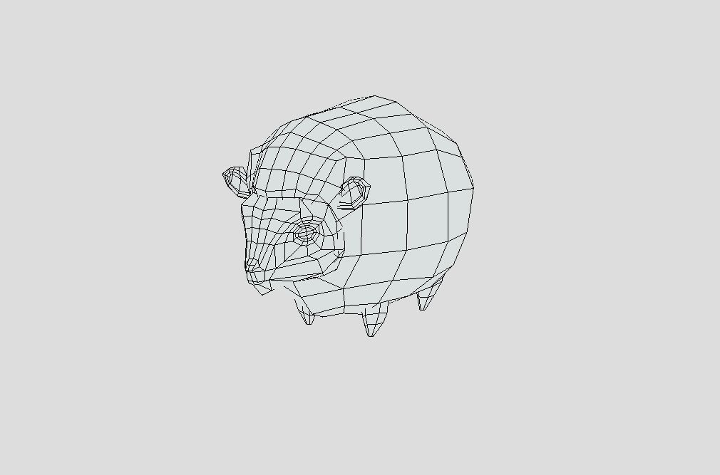 Handpainted Lowpoly Stylized Sheep Low-poly 3D model_2