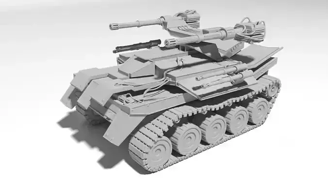 Scifi Tank for 3Dprint