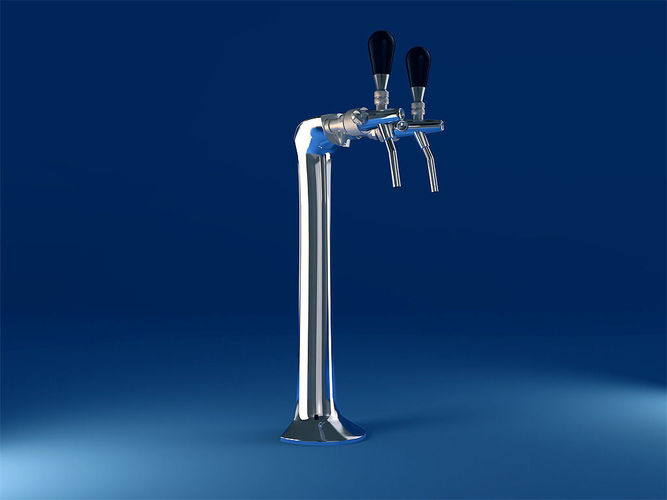 Beer Tap pub equipment 3D model