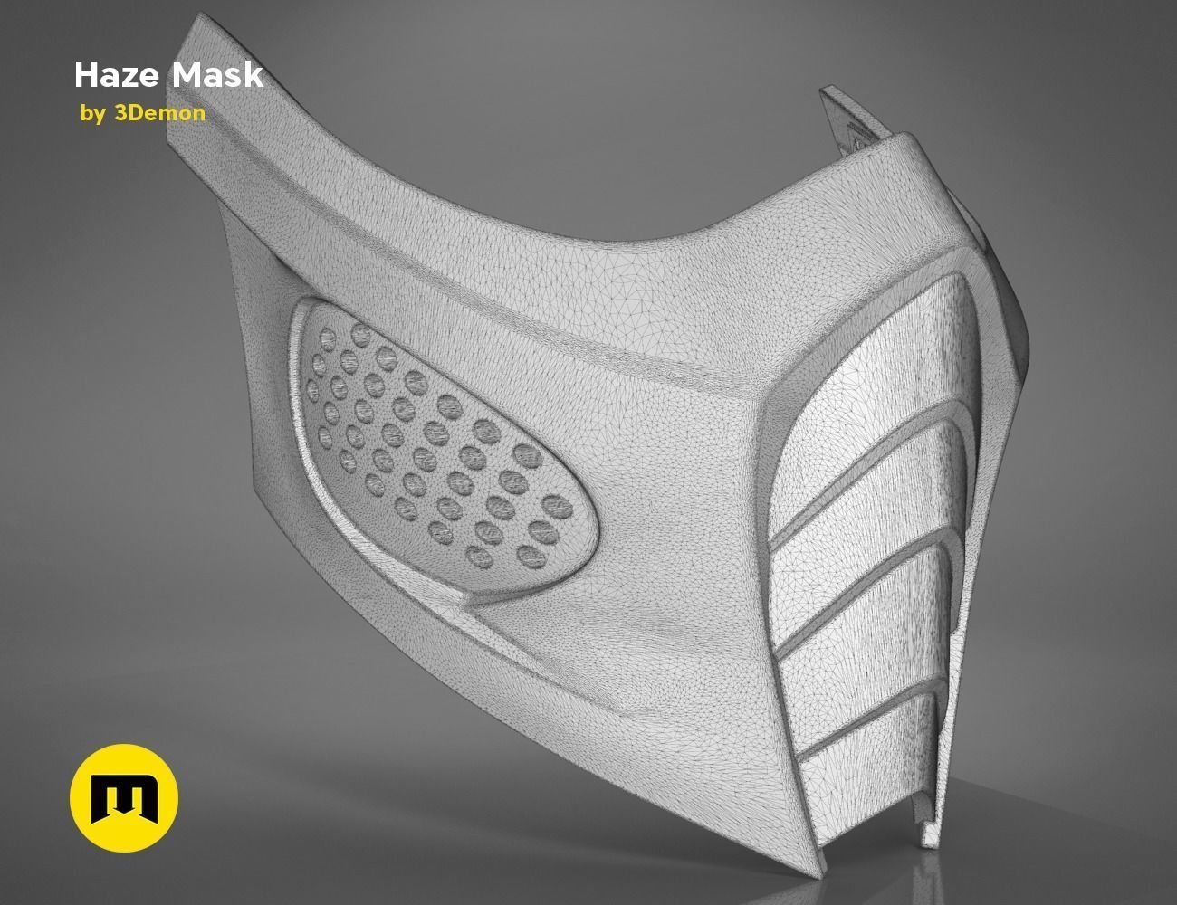 Haze Mask 3D print model_3