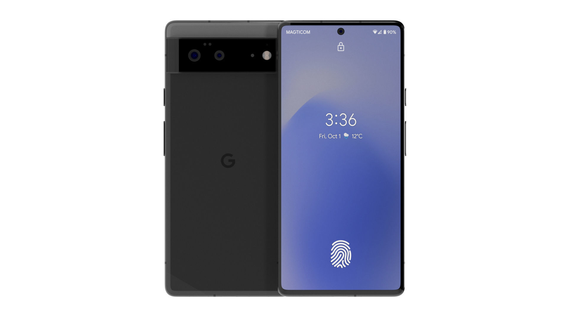 Google Pixel 6 3D model_7