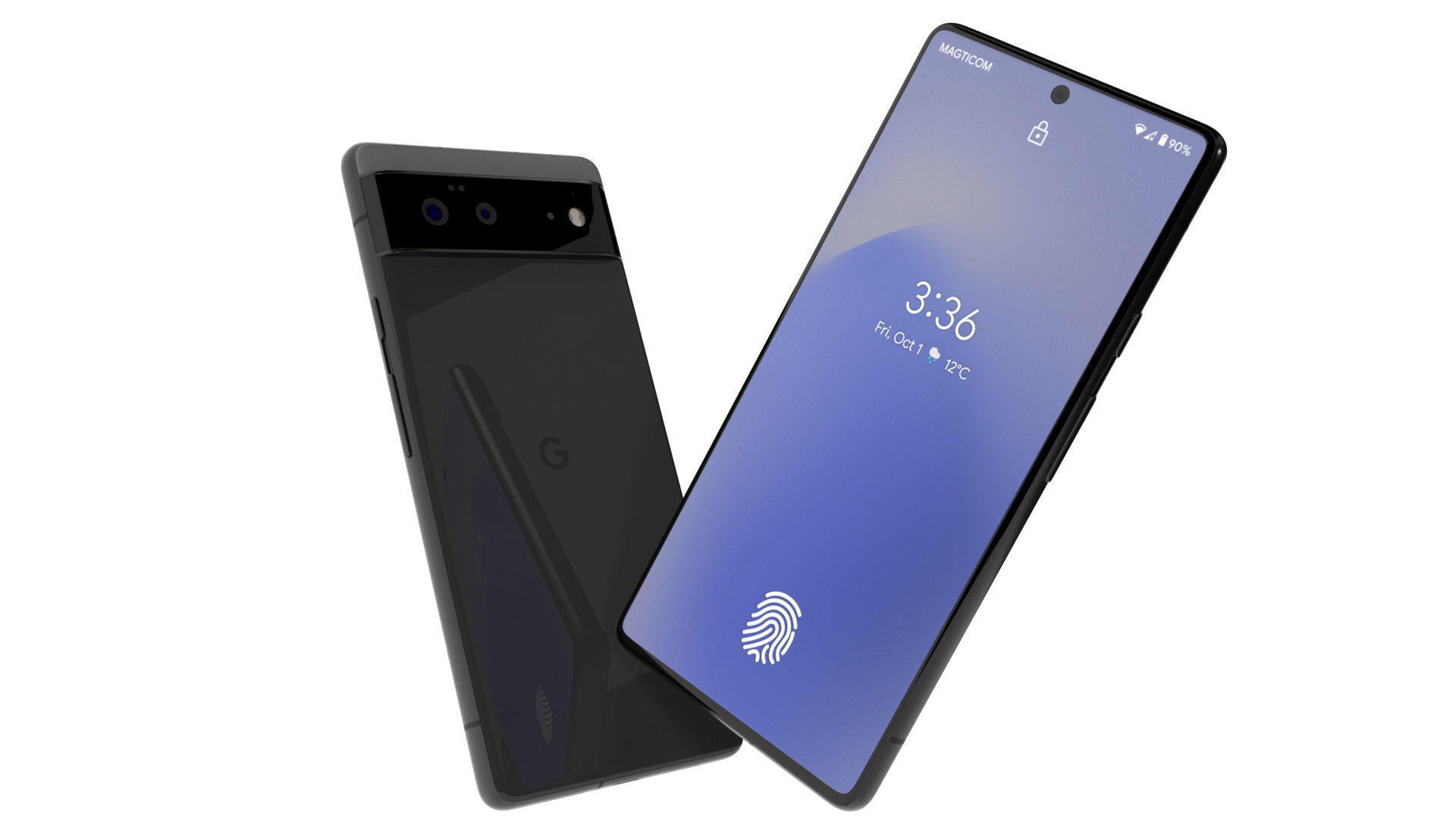 Google Pixel 6 3D model_14