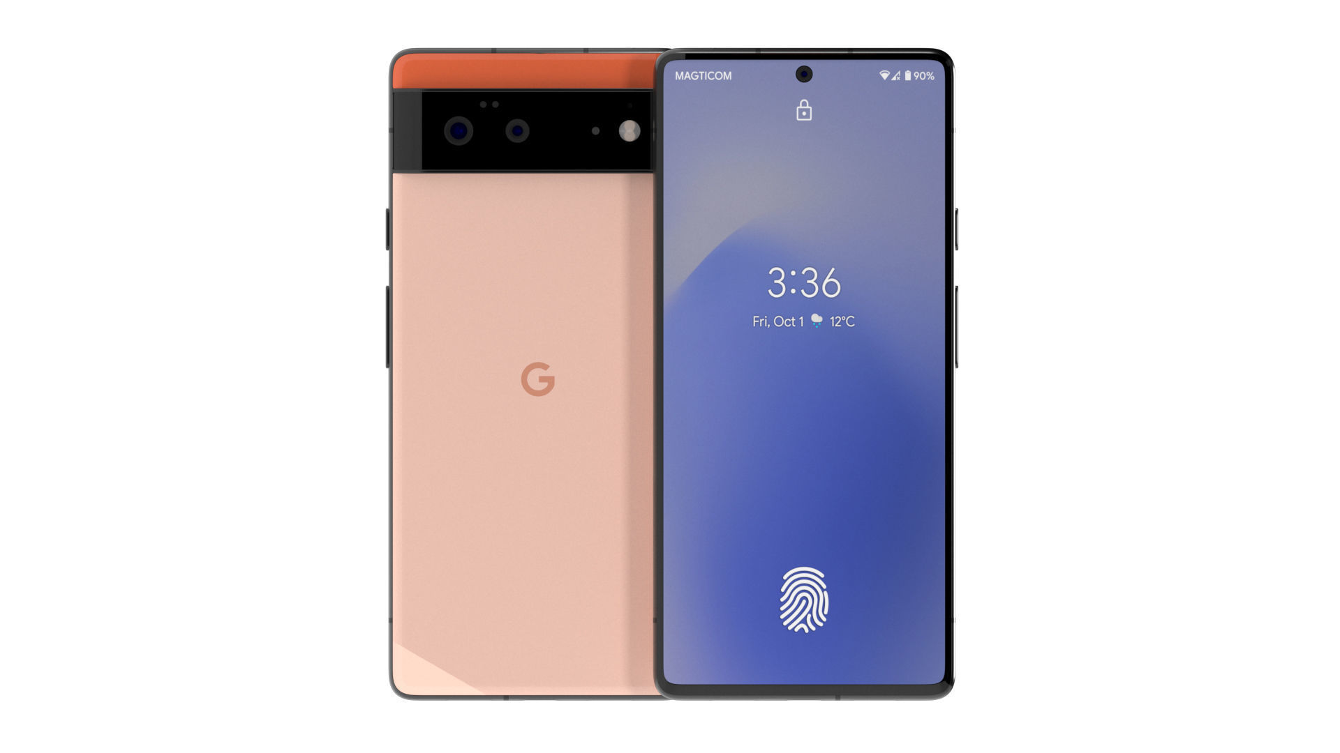 Google Pixel 6 3D model_5