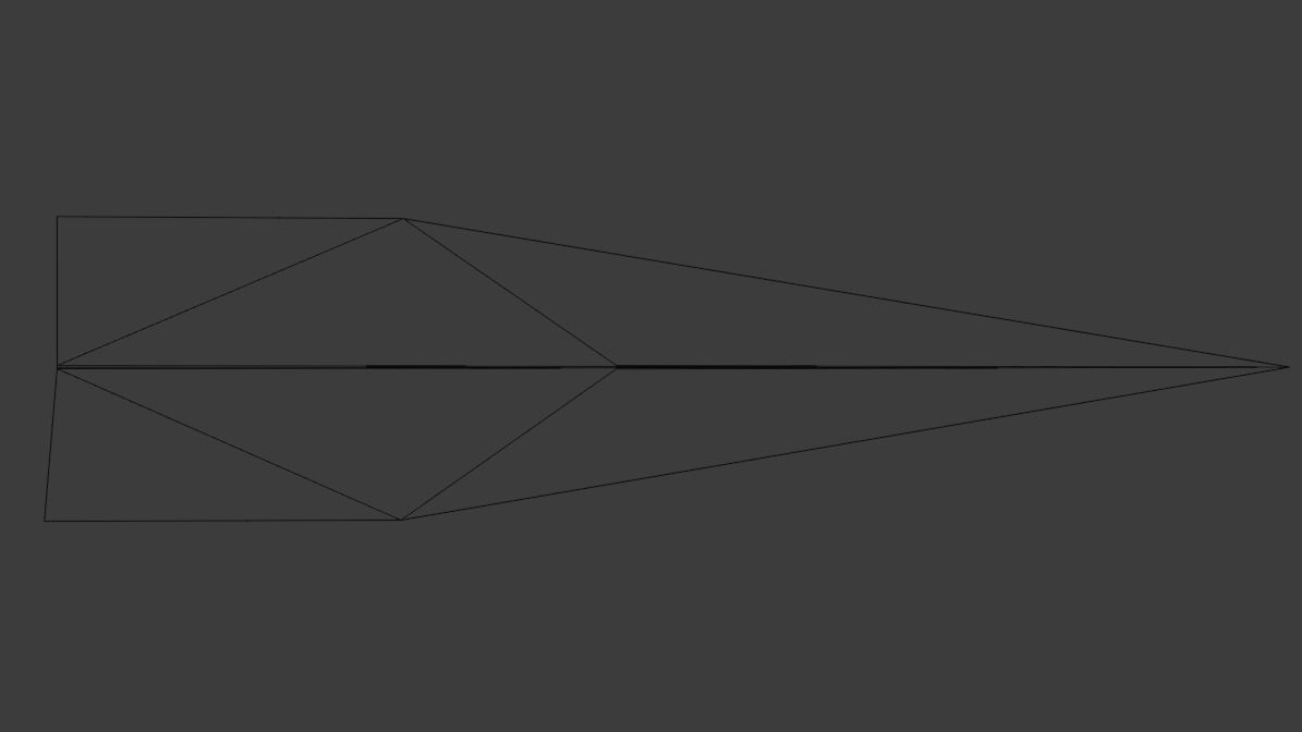 Realistic Paper Plane Low-poly 3D model_4