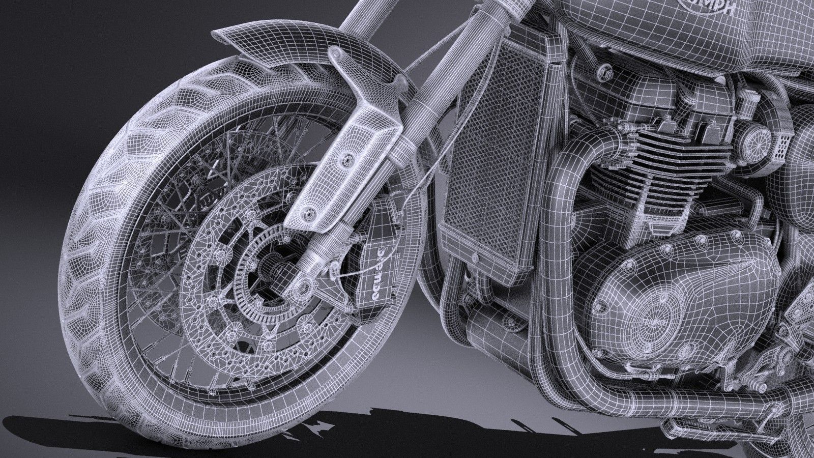 Triumph Thruxton R 2016 3D model_13