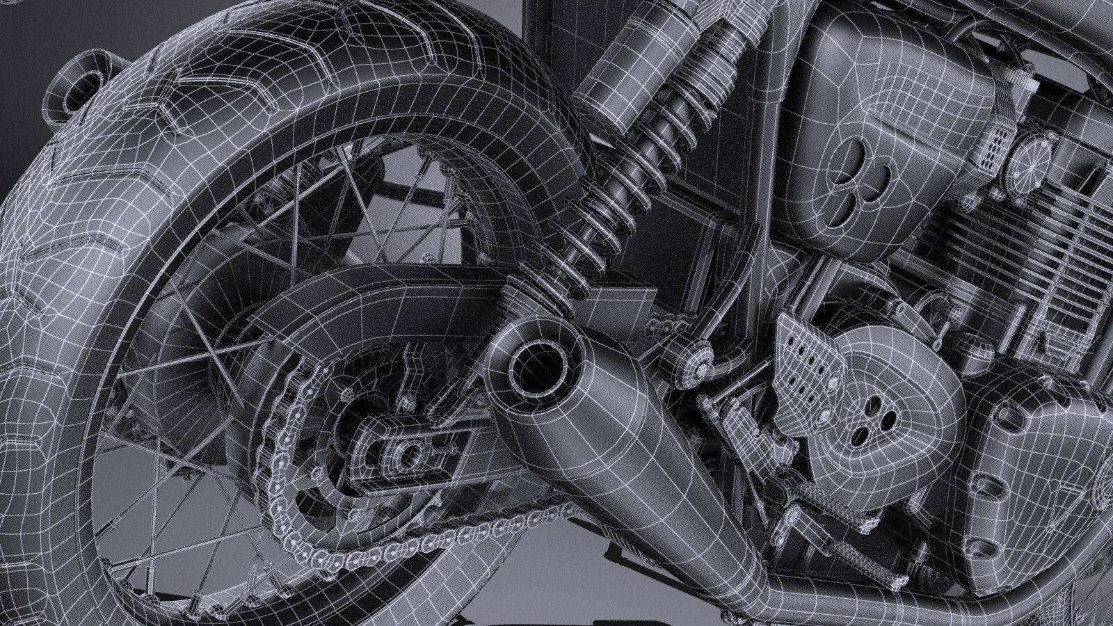 Triumph Thruxton R 2016 3D model_20