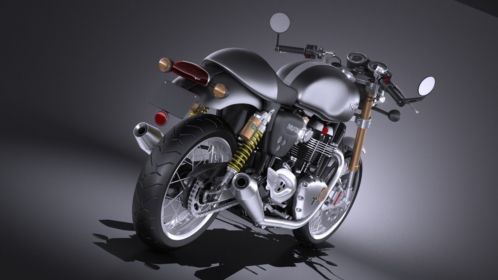 Triumph Thruxton R 2016 3D model_5