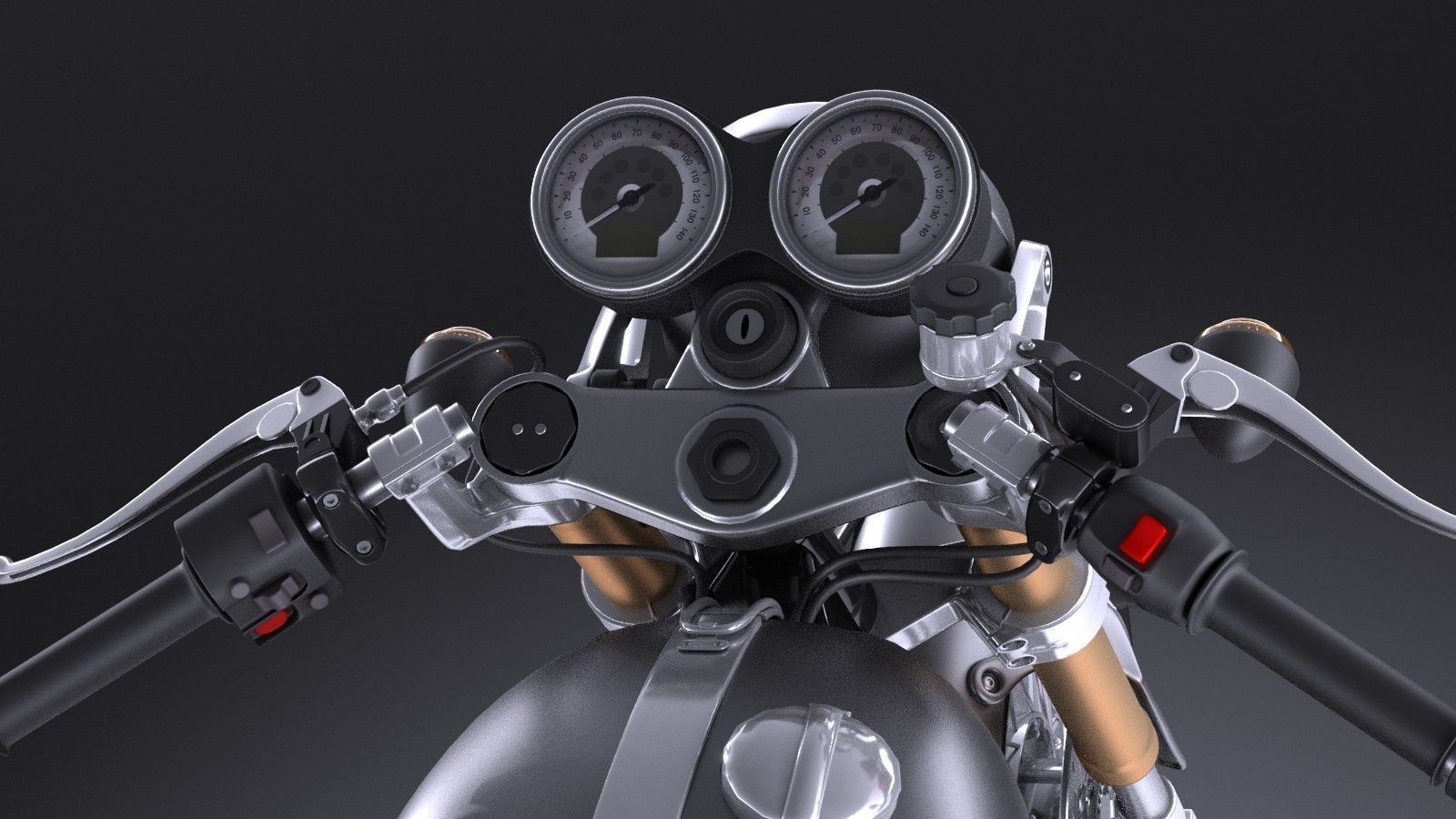 Triumph Thruxton R 2016 3D model_4