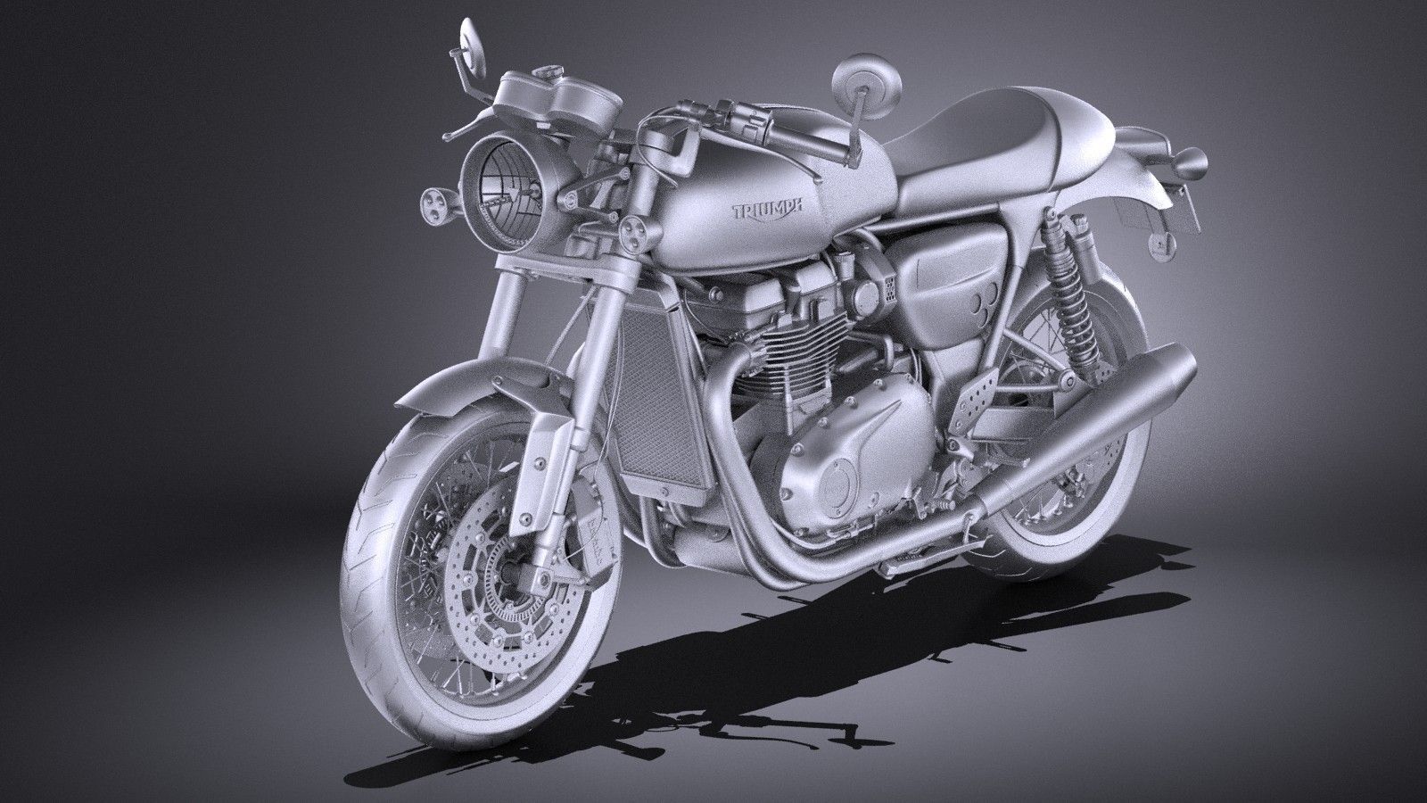 Triumph Thruxton R 2016 3D model_9