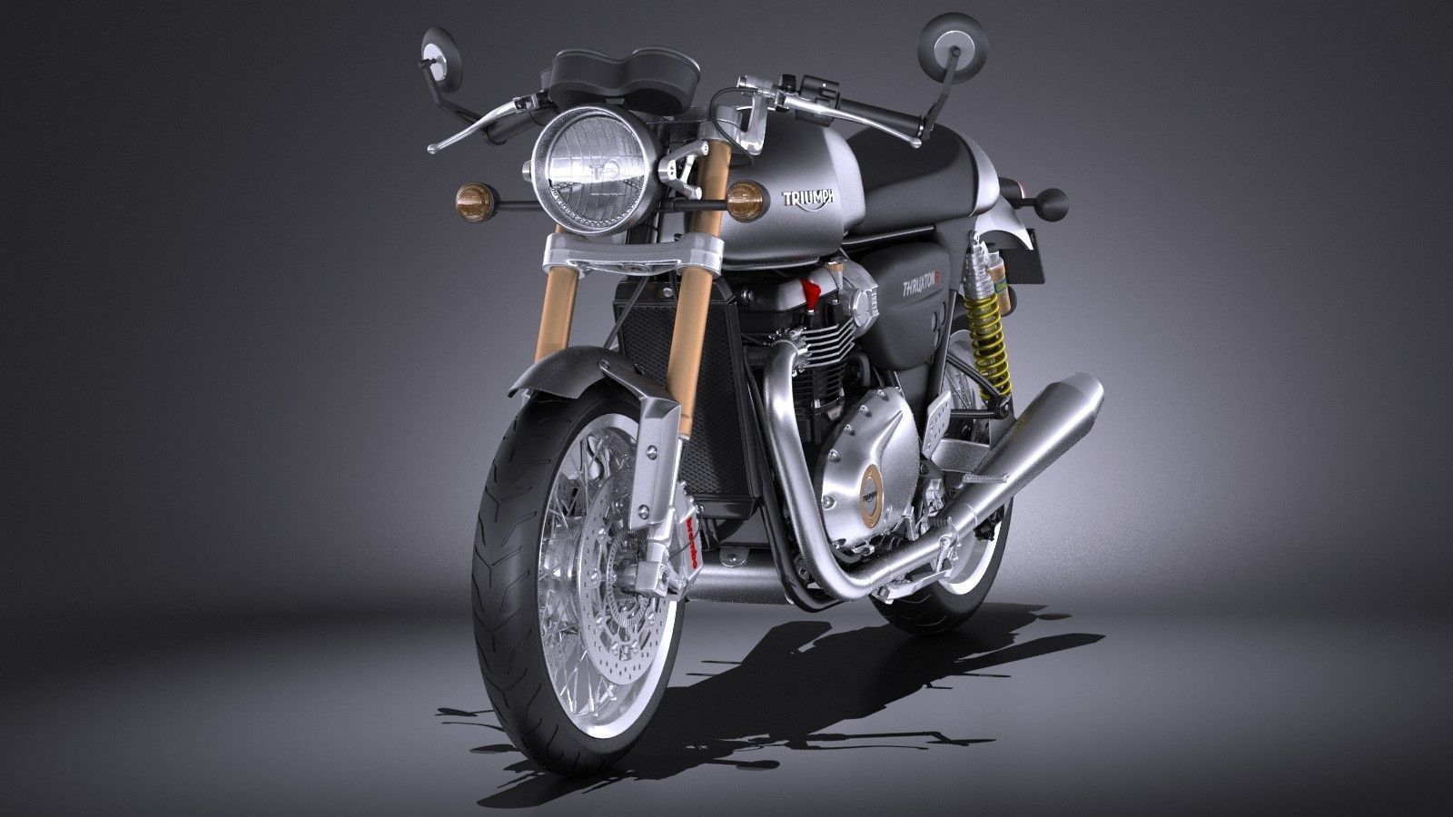Triumph Thruxton R 2016 3D model_1