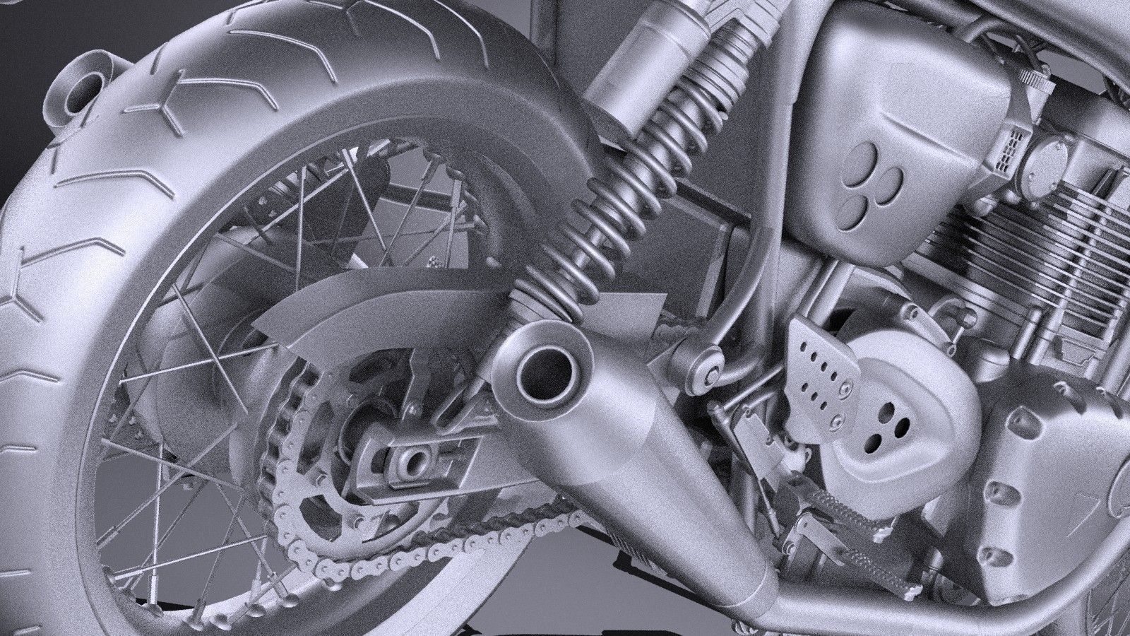 Triumph Thruxton R 2016 3D model_11