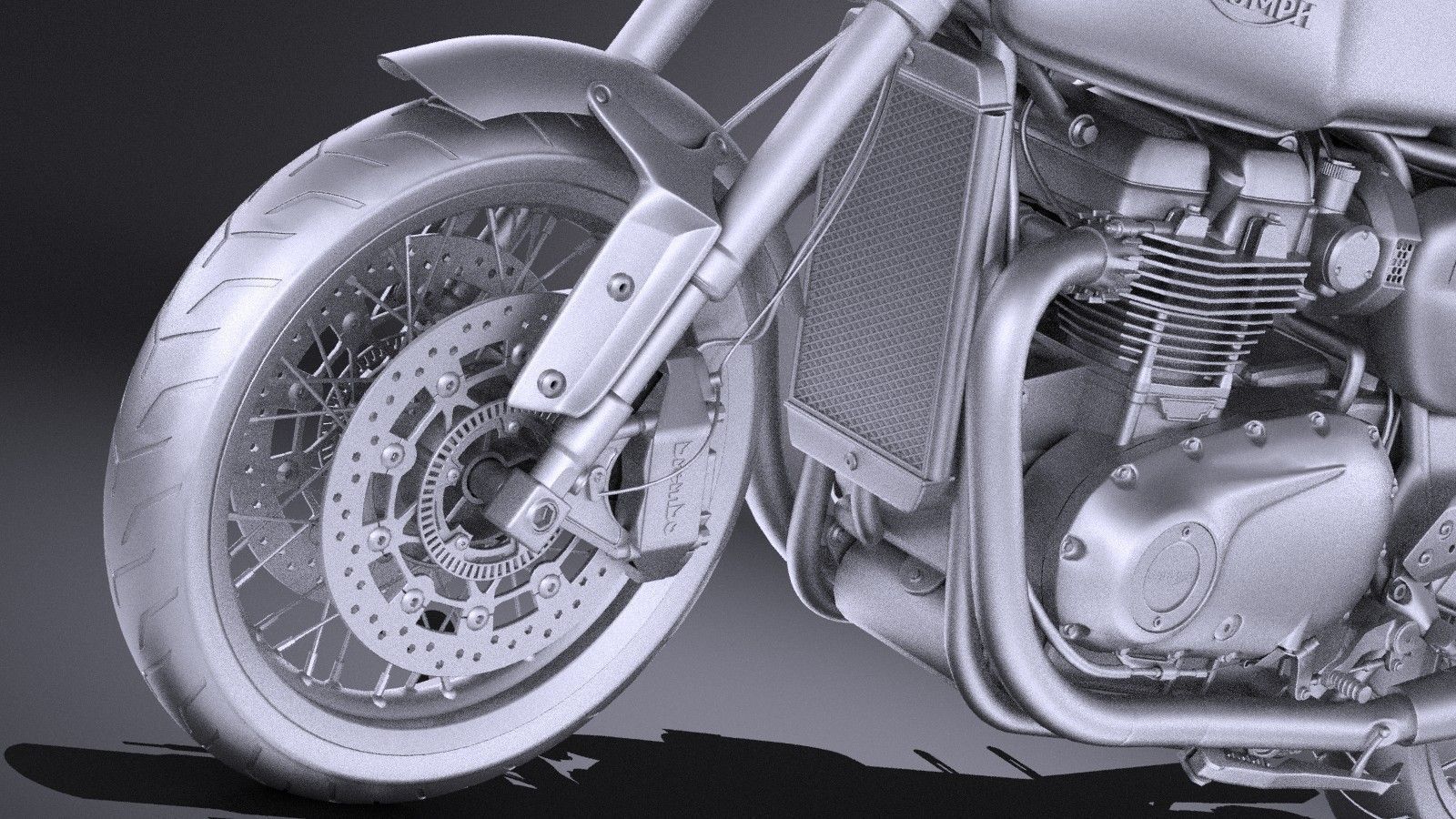 Triumph Thruxton R 2016 3D model_10