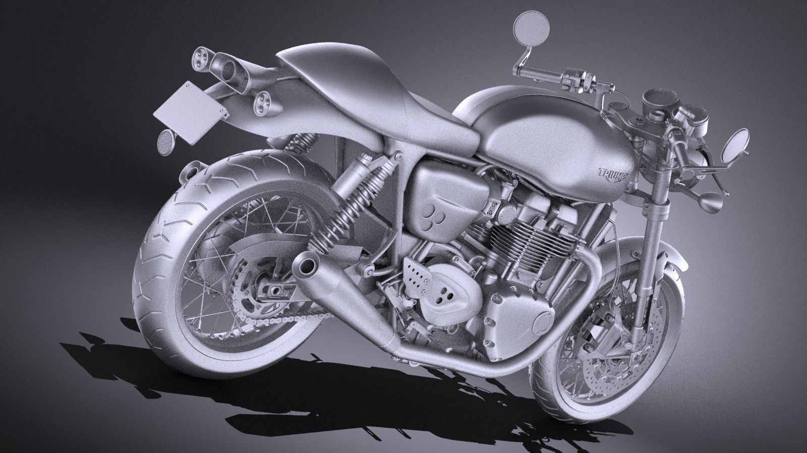 Triumph Thruxton R 2016 3D model_12