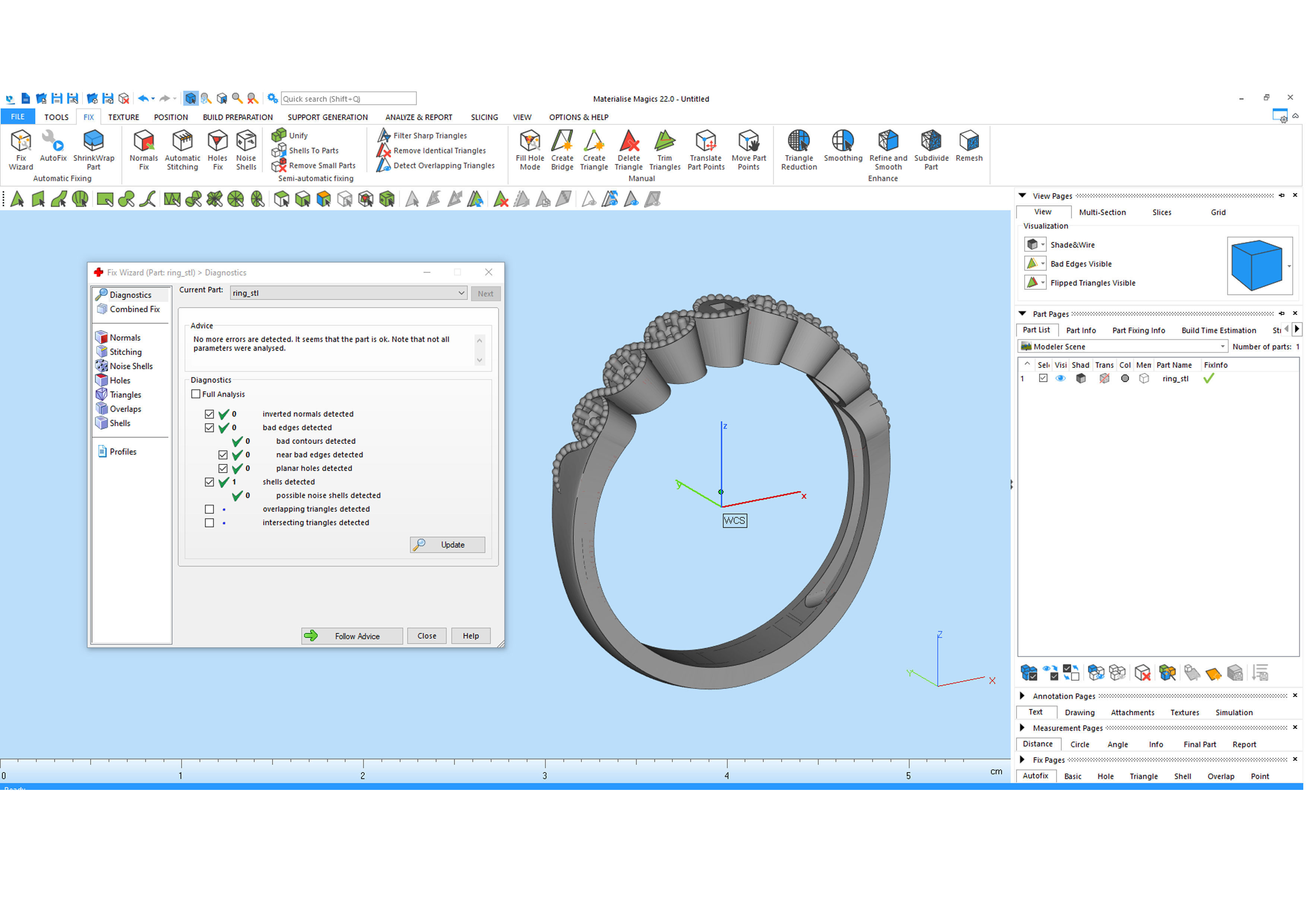 wedding rings 3D print model_10