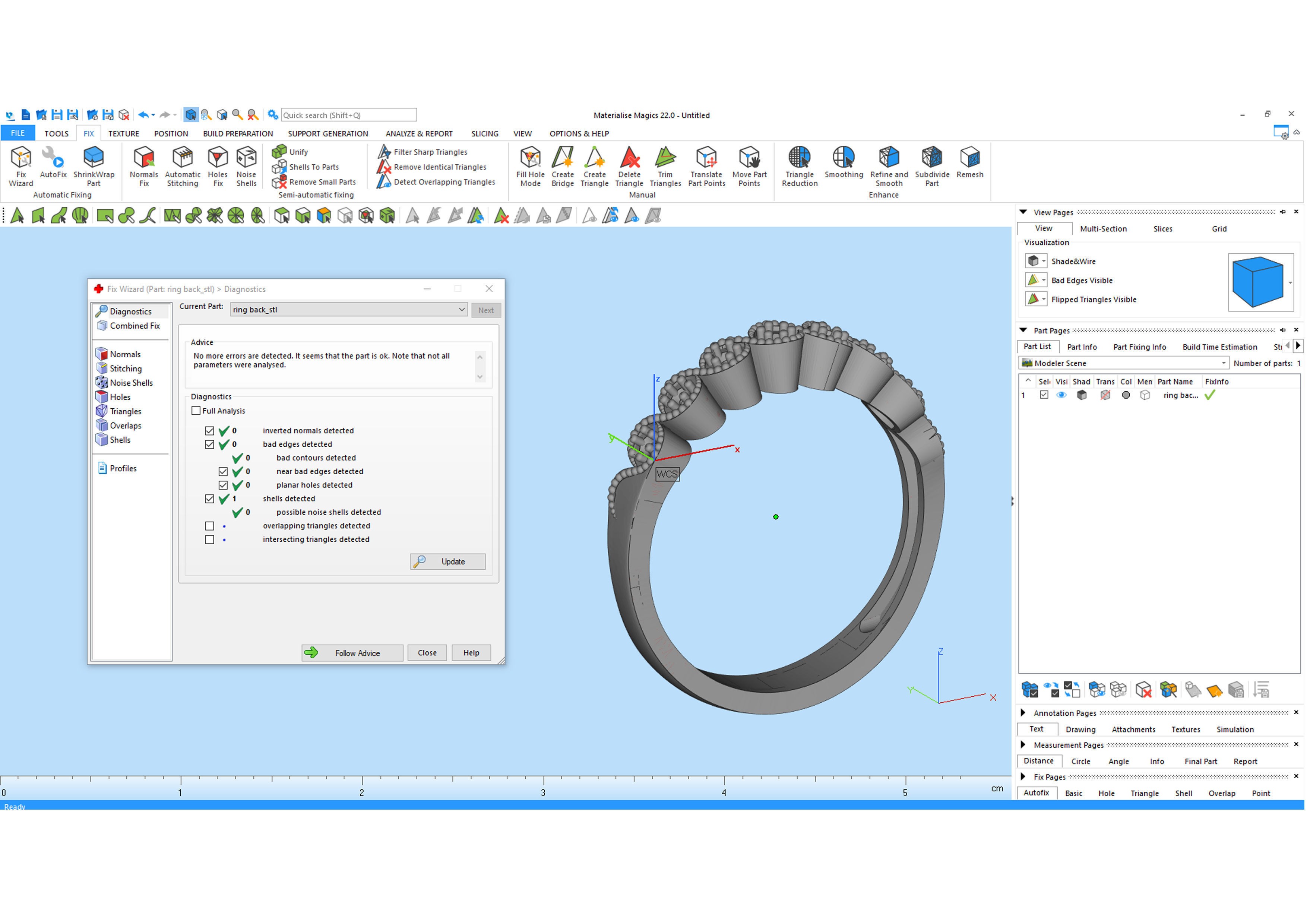 wedding rings 3D print model_12