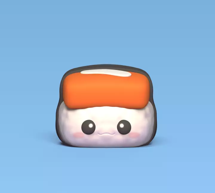 Cute Sushi 3D print model
