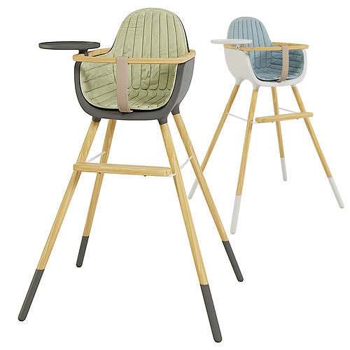Micuna Trona Ovo One Baby chair Low-poly 3D model