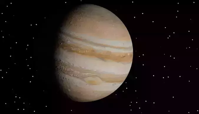 Jupiter textured 2k 6k 8k Resolutions Free 3D model