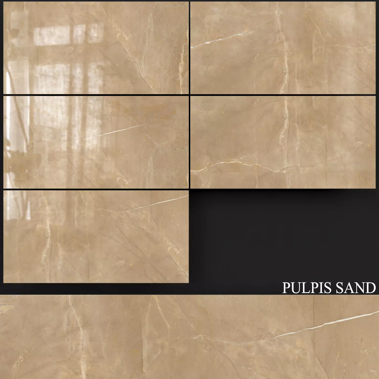 Decovita Pulpis Sand 600x1200 3D model