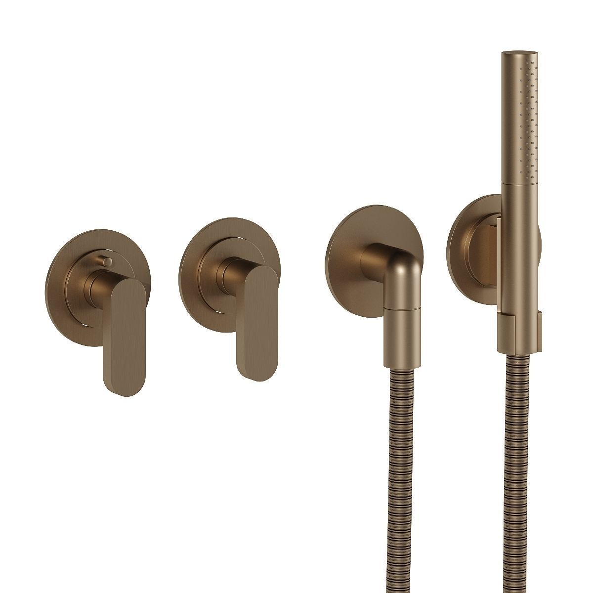 COCOON faucet and shower set - John Pawson collection 3D model_2