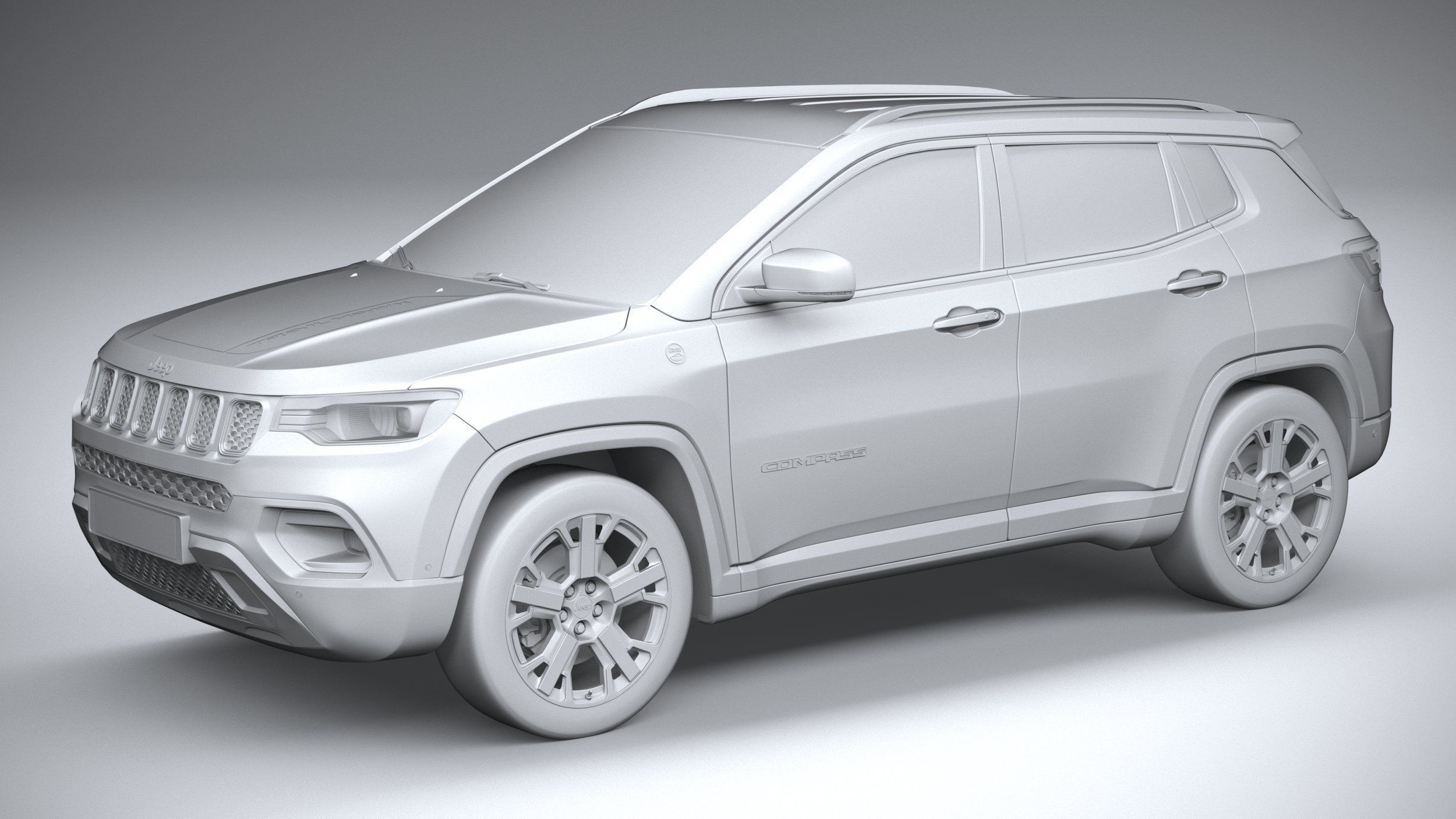 Jeep Compass Trailhawk 2022 3D model_19