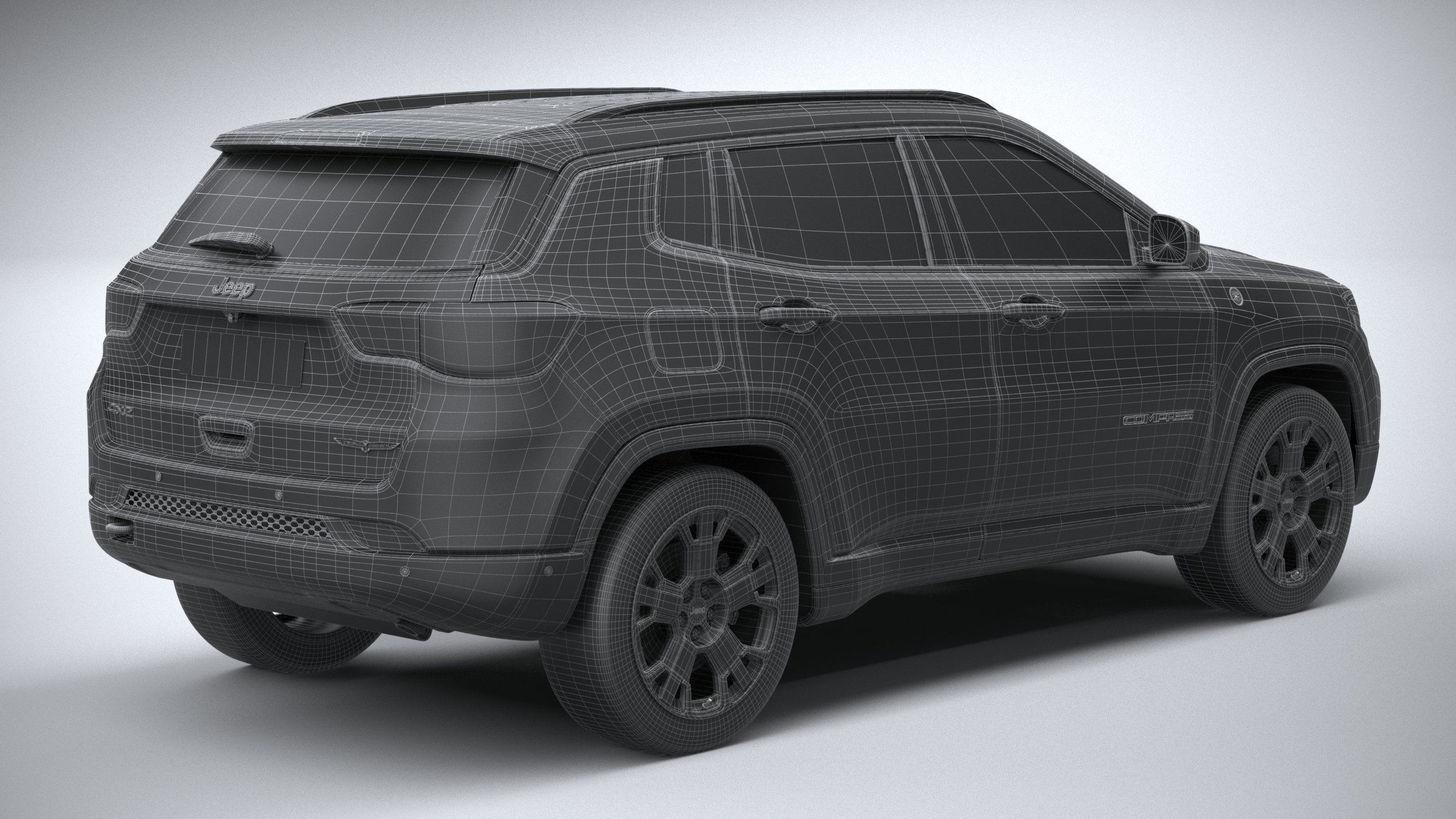 Jeep Compass Trailhawk 2022 3D model_29