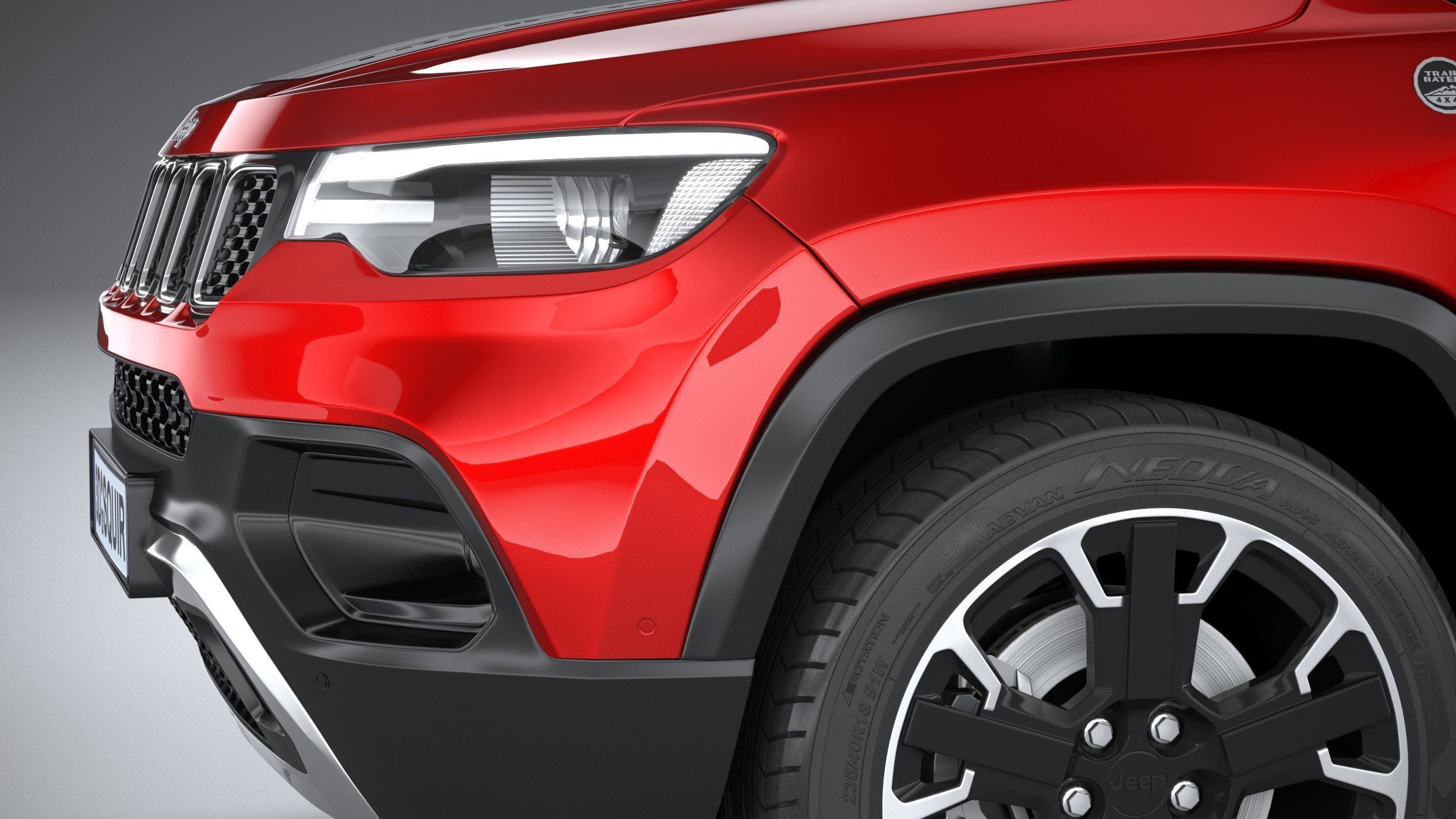 Jeep Compass Trailhawk 2022 3D model_3
