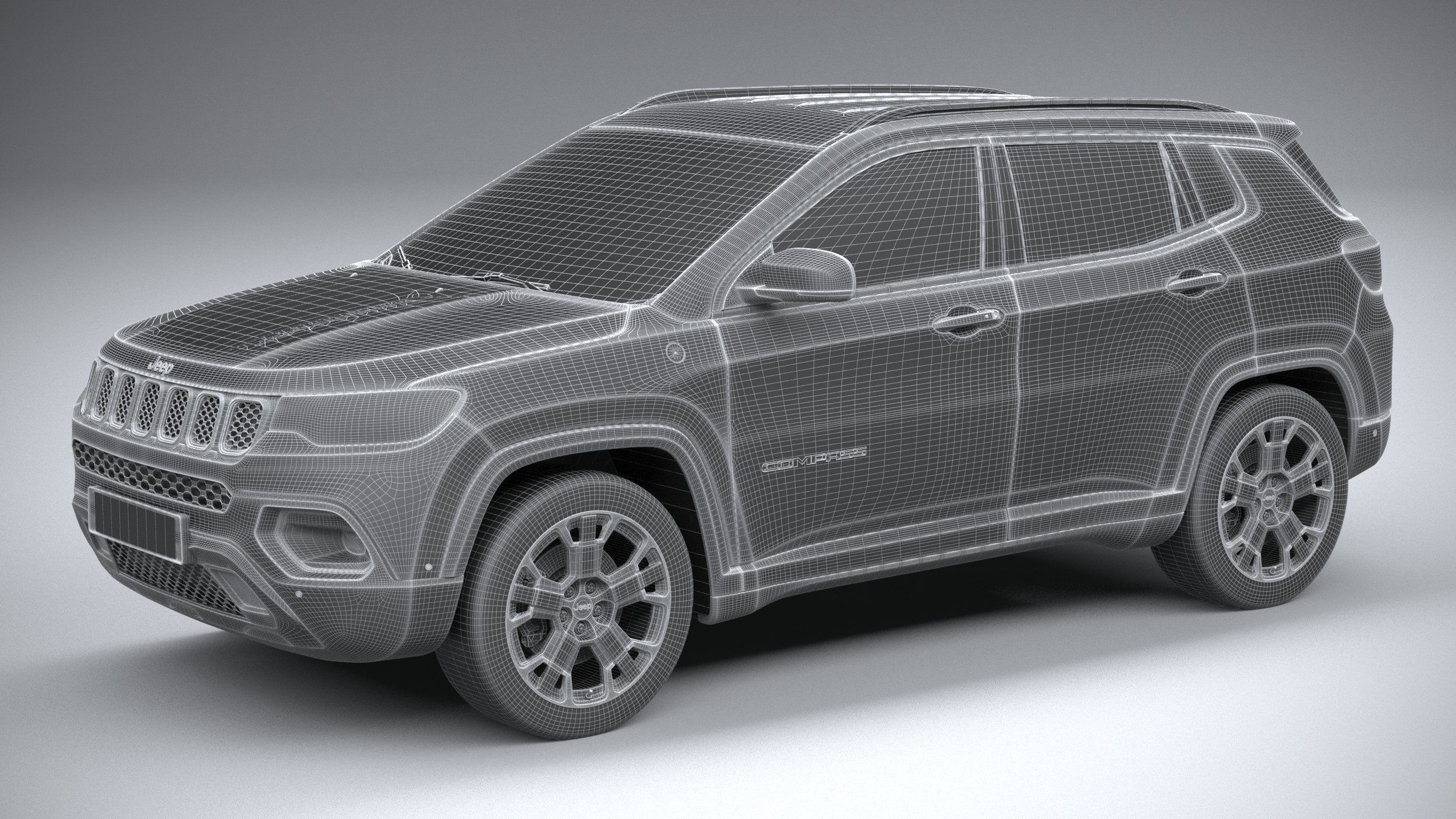 Jeep Compass Trailhawk 2022 3D model_26