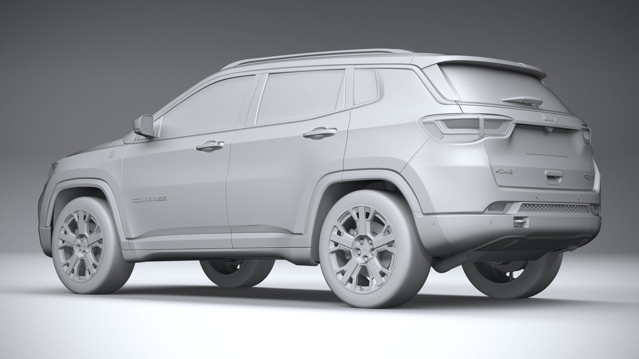 Jeep Compass Trailhawk 2022 3D model_21