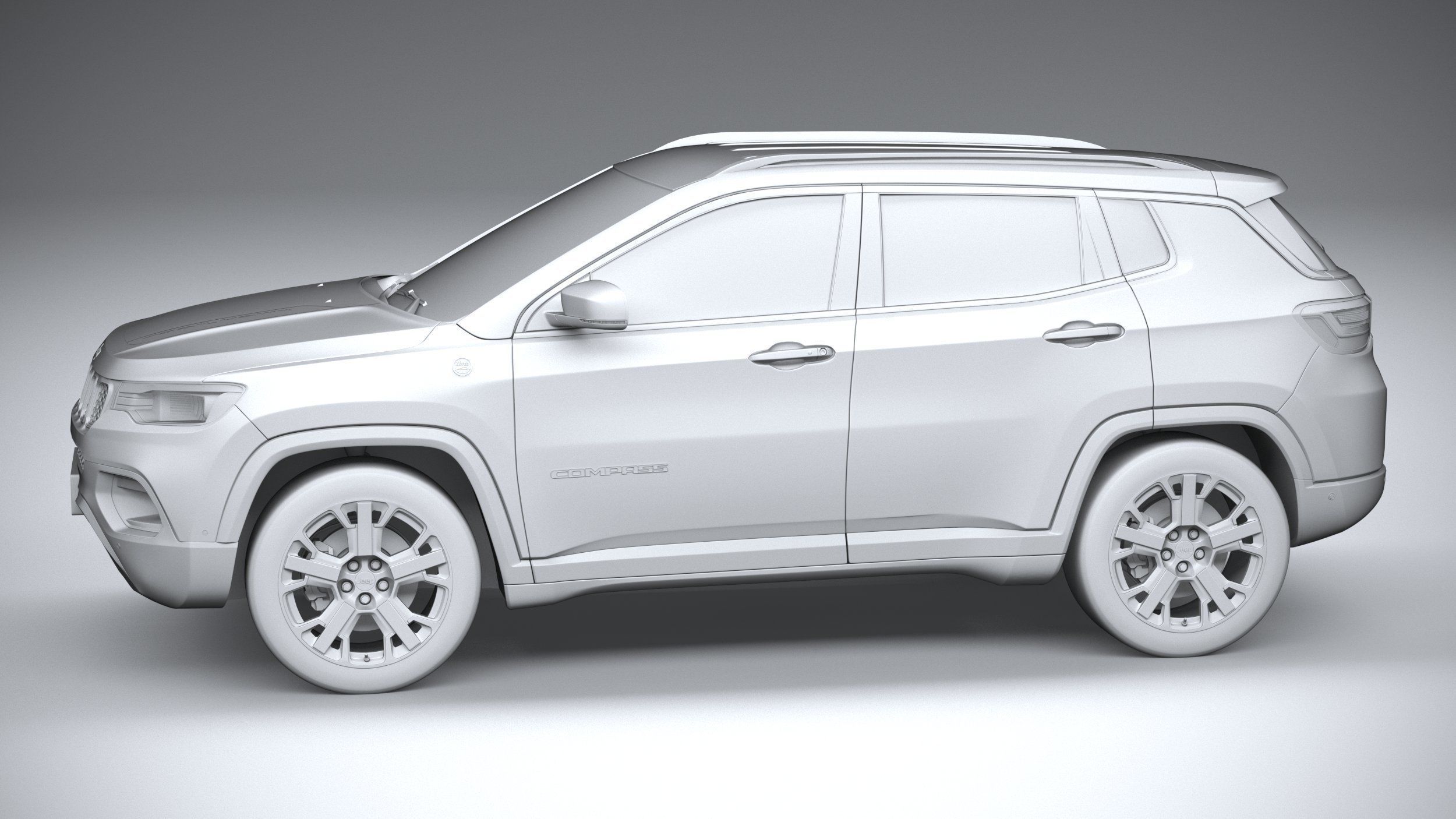 Jeep Compass Trailhawk 2022 3D model_22