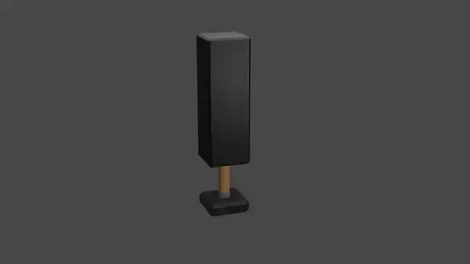 Obstacle speaker Free low-poly 3D model