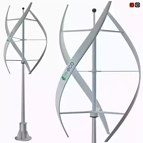 Vertical wind turbine  3D model