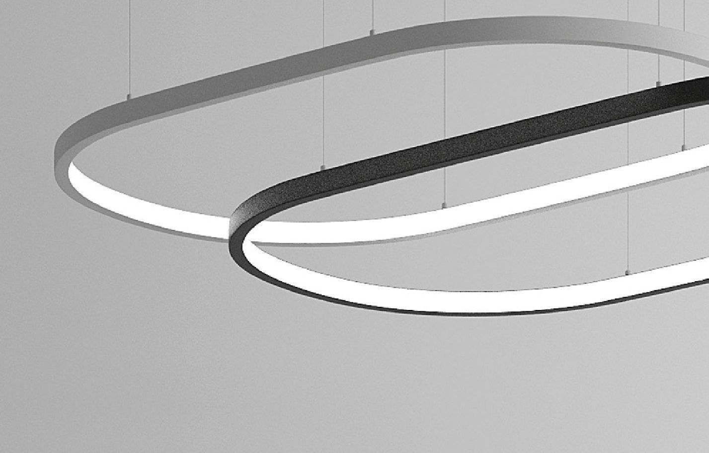 Oval Hanging Lamp 3D model_3