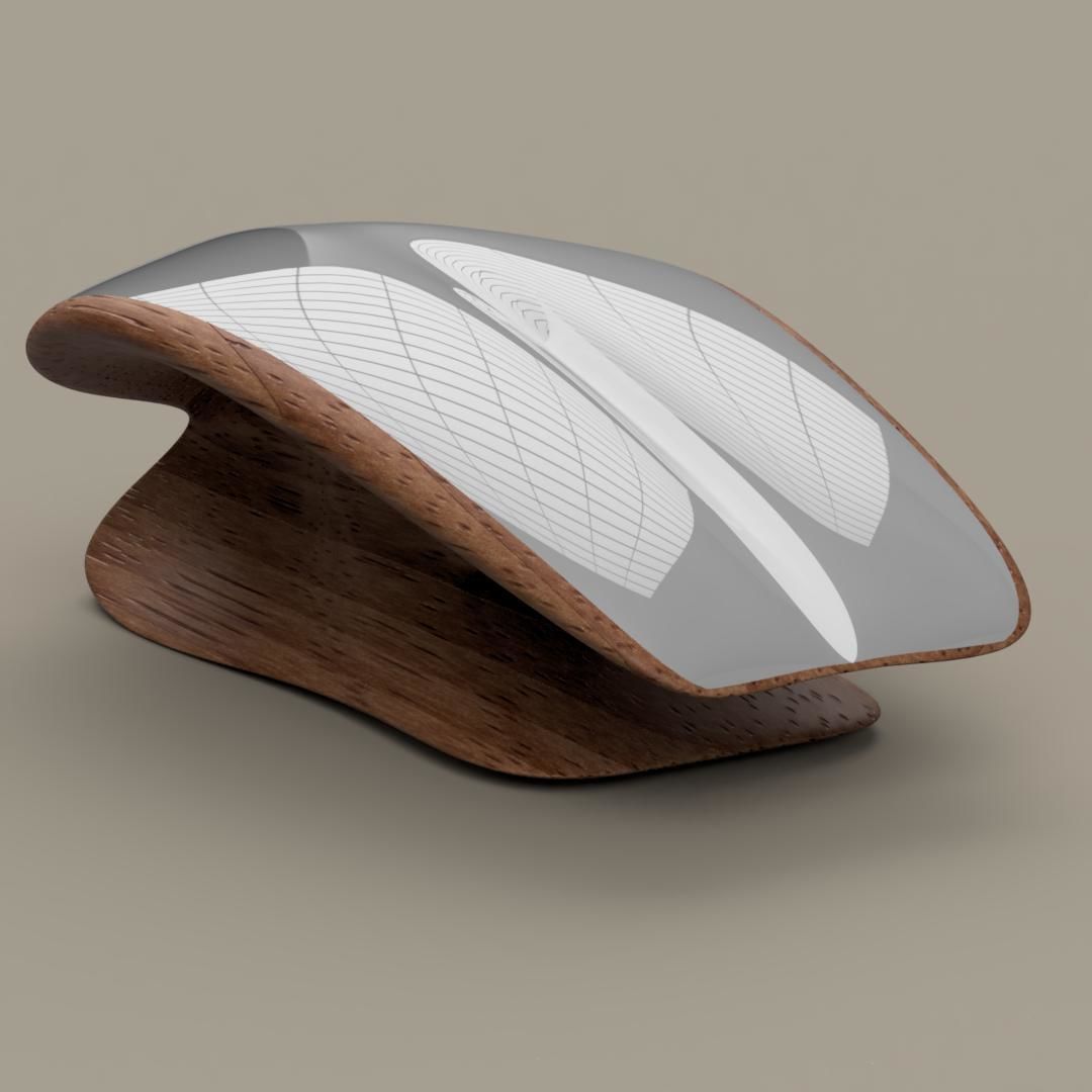 Mouse snail concept 3D model_5