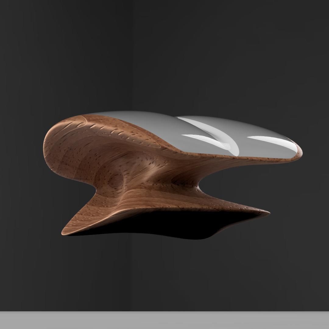 Mouse snail concept 3D model_7