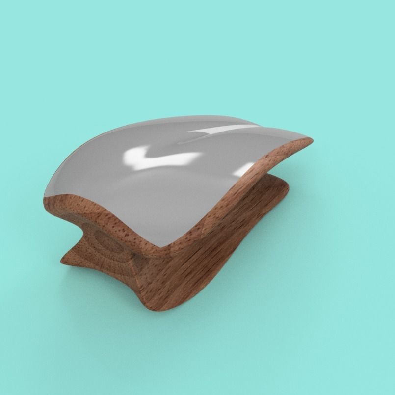 Mouse snail concept 3D model_1