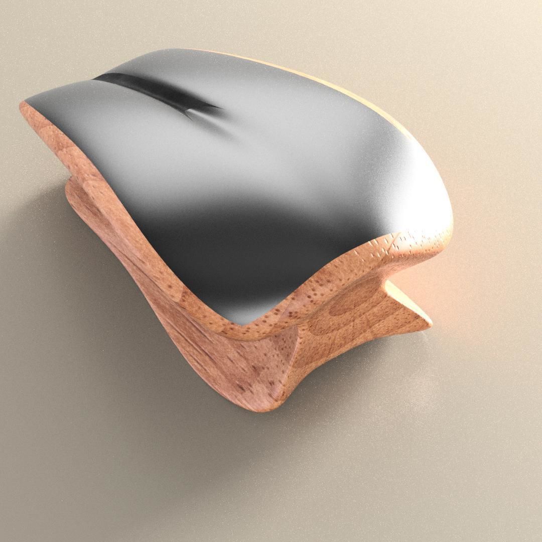 Mouse snail concept 3D model_4