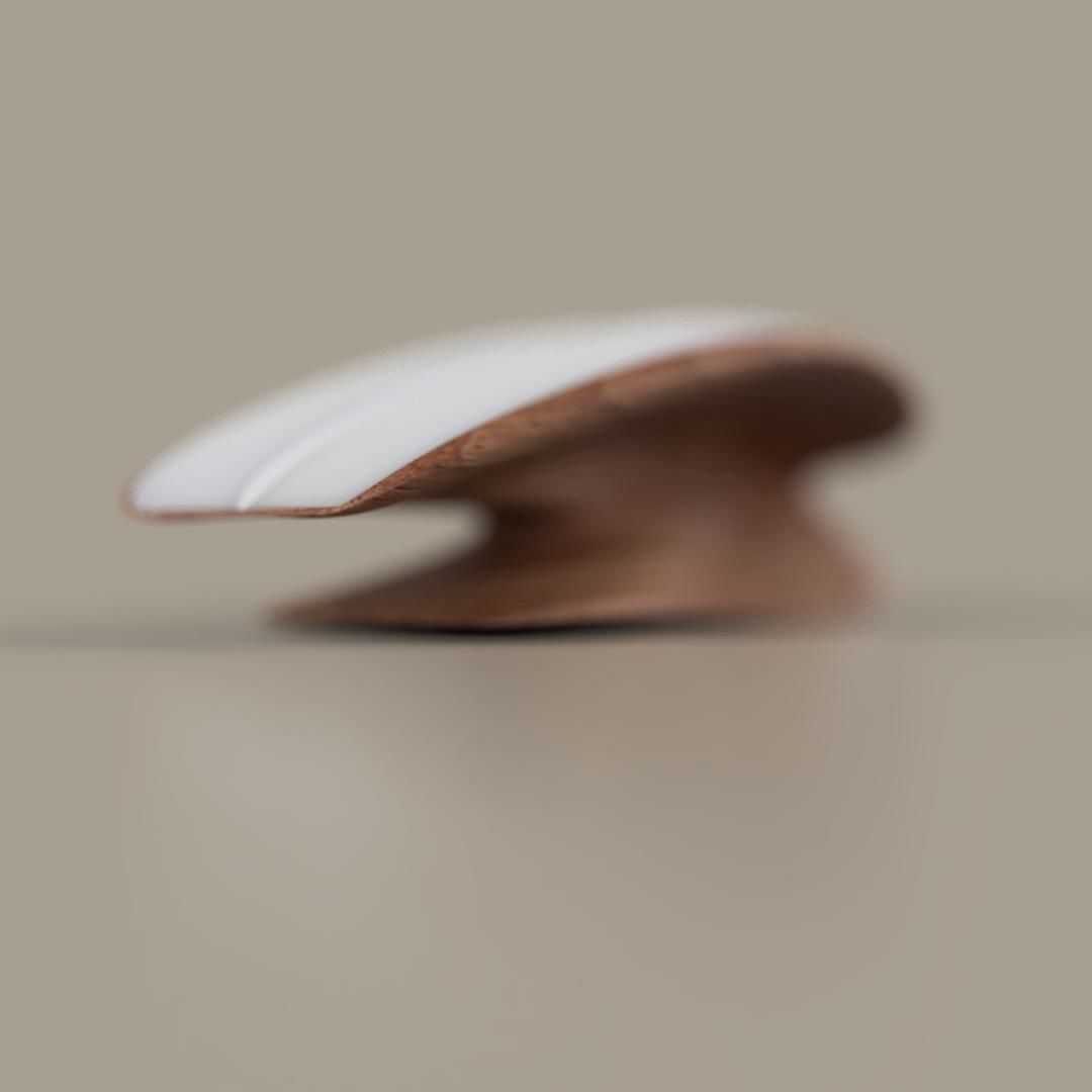 Mouse snail concept 3D model_2